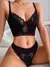 Erótico underwire sutiã breve conjunto plissado renda lingerie sexy roupainterior transparente feminino erótico sexy conjuntos de sutiã de renda erótico íntimo. - loja online