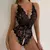 Imagem do Lingerie branca sexy e crotchless feminina, macacão oco de renda, fantasias eróticas, peluche, vestido babydoll, V profundo, sutiã aberto, roupa íntima pornô