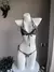 Sutiã de Virilha Aberta Feminina, Lingerie Fio-dental, Cordões, Sutiãs Push U - HotSexy