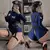 Trajes exóticos lingerie sexy boate feminino uniforme da polícia duplo zíper - HotSexy