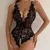 Lingerie branca sexy e crotchless feminina, macacão oco de renda, fantasias eróticas, peluche, vestido babydoll, V profundo, sutiã aberto, roupa íntima pornô na internet
