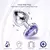 Aço inoxidável Crystal Plug Anal, Plug Butt Removível, Estimulador cardíaco, Dildo Massageador de Próstata, 3 tamanhos