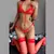 Sutiã de Virilha Aberta Feminina, Lingerie Fio-dental, Cordões, Sutiãs Push U na internet