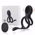 Masculino duplo pênis anel vibrador 7 modos de vibração controle remoto elás - loja online