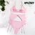 Imagem do Conjunto de lingerie erótica sexy para mulheres, sutiã aberto, calcinha, intimidade sensual, kit de liga, borla.