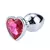Aço inoxidável Crystal Plug Anal, Plug Butt Removível, Estimulador cardíaco, Dildo Massageador de Próstata, 3 tamanhos - comprar online