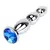 IKOKY-Plug anal de metal grande para homens e mulheres, plug anal longo, joia - loja online