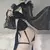 Bruxa escura oco puff manga cheongsam trajes demônio jogo vestido bandagem lingerie uniforme sexy trajes de halloween. - loja online