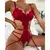 Body feminino sexy de renda, conjunto de pijama babydoll, sutiã aberto em V profundo da liga - comprar online