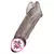 Capa Peniana Manga Preservativo Reutilizável Cockring Homens Extensível Sextoy - HotSexy