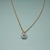 collar piedra redonda