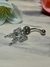 Piercing Mariposa con piedra en el centro - comprar online