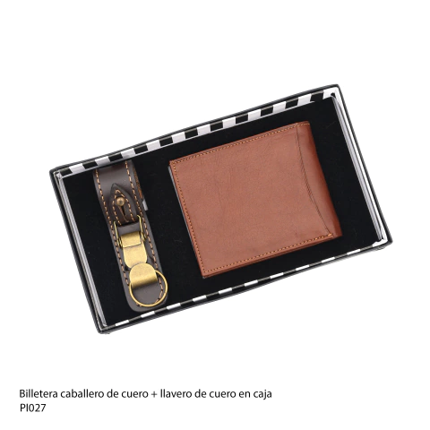 Billetera Caballero con llavero cuero en internet