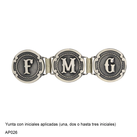 Yunta Grande con Iniciales Aplicadas
