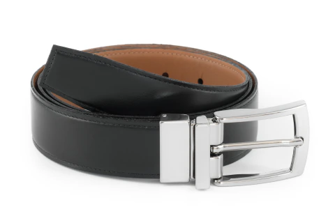 Cinto Social Reversível Masculino de Couro - Kowalski