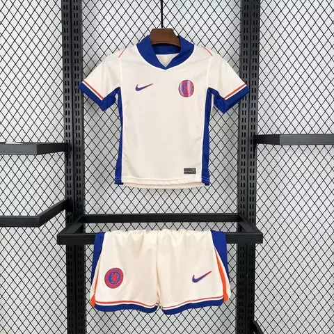 Conjunto Infantil do Chelsea Away 24/25 - Branco - comprar online