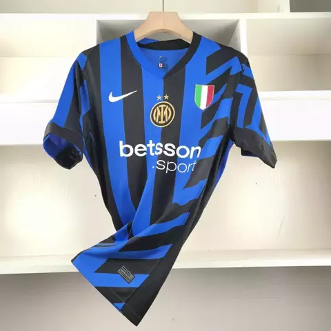 Camisa Inter De Milão Home 24/25 Nike Masculina - Azul e Preto