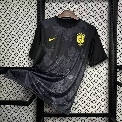Camisa Brasil Black Especial 24/25 Nike Masculina - Preto - comprar online