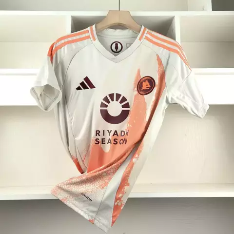 Camisa Roma Away 24/25 Puma Masculina - Branca