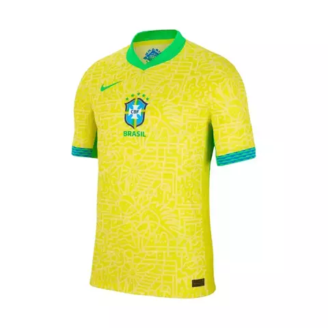 Camisa Brasil Copa América Home I 24/25 Nike Masculina - Amarela