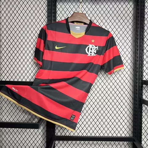 Camisa Flamengo Home 2008 Nike Retrô - Vermelho