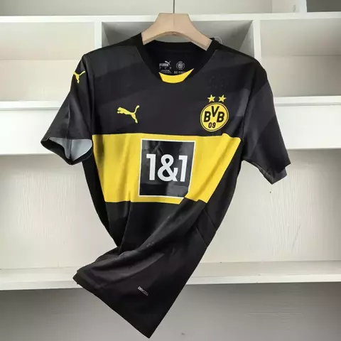 Camisa Borussia Dortmund Away 24/25 Puma Masculina - Preta