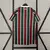 Camisa Fluminense Home 24/25 Umbro Masculino Verde e Vermelho com patrocínios Betano e Zinzane. Modelo histórico do Fluminense, ideal para torcedores e colecionadores apaixonados por futebol e grandes conquistas.