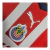 Kit Infantil Chivas Guadalajara I 23/24 - Puma - Vermelho com detalhes em azul e branco - CAMISAS DE FUTEBOL e NBA | Manto da Nação