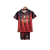 Kit Infantil AC Milan Edição especial 23/24 - Puma - Preto com detalhes em vermelho e dourado