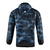 Jaqueta Corta-Vento Napoli Treino 24/25 - Masculina EA7 - Preta com detalhes em azul