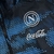 Jaqueta Corta-Vento Napoli Treino 24/25 - Masculina EA7 - Preta com detalhes em azul - loja online