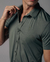 Camisa verde zip off - comprar online