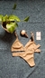 Conjunto Sexy Lali triángulo de algodón liso con cola less - Chanas Clothes