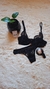 conjunto Sexy Lali de tul y encaje con arco sin taza y colaless - tienda online