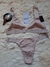 Conjunto Sexy Lali triángulo de algodón liso con cola less
