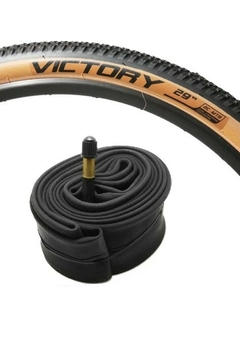 2 CUBIERTAS 29 CHAOYANG VICTORY + 2 CAMARAS 29 X 2.10/2.25 VALV AMERICANA LARGA 48mm