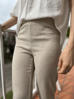 PANTALON ELOISA BEIGE - comprar online