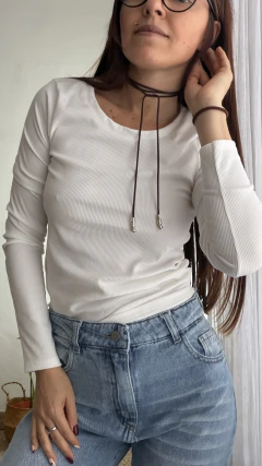 REMERA MANGA LARGA RIBB XENIA - comprar online