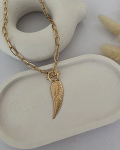 COLLAR CADENAS GOLD WING - comprar online