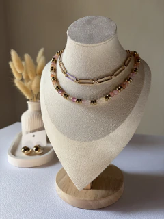 SET COLLARES ROSA en internet