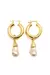 Argola com Pérola banhada em Ouro 18k - comprar online