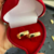 Aliança em Banho em Ouro 18k 4mm Semijoia