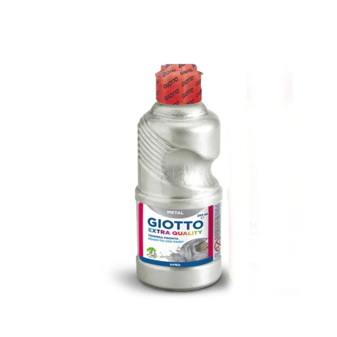 TEMPERA BOTELLA X250GR PLATA