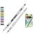 Caneta Dual Brush Tip Aquarelável Kaz KZ72202 – Ponta Dupla para Lettering e Desenho Artístico

