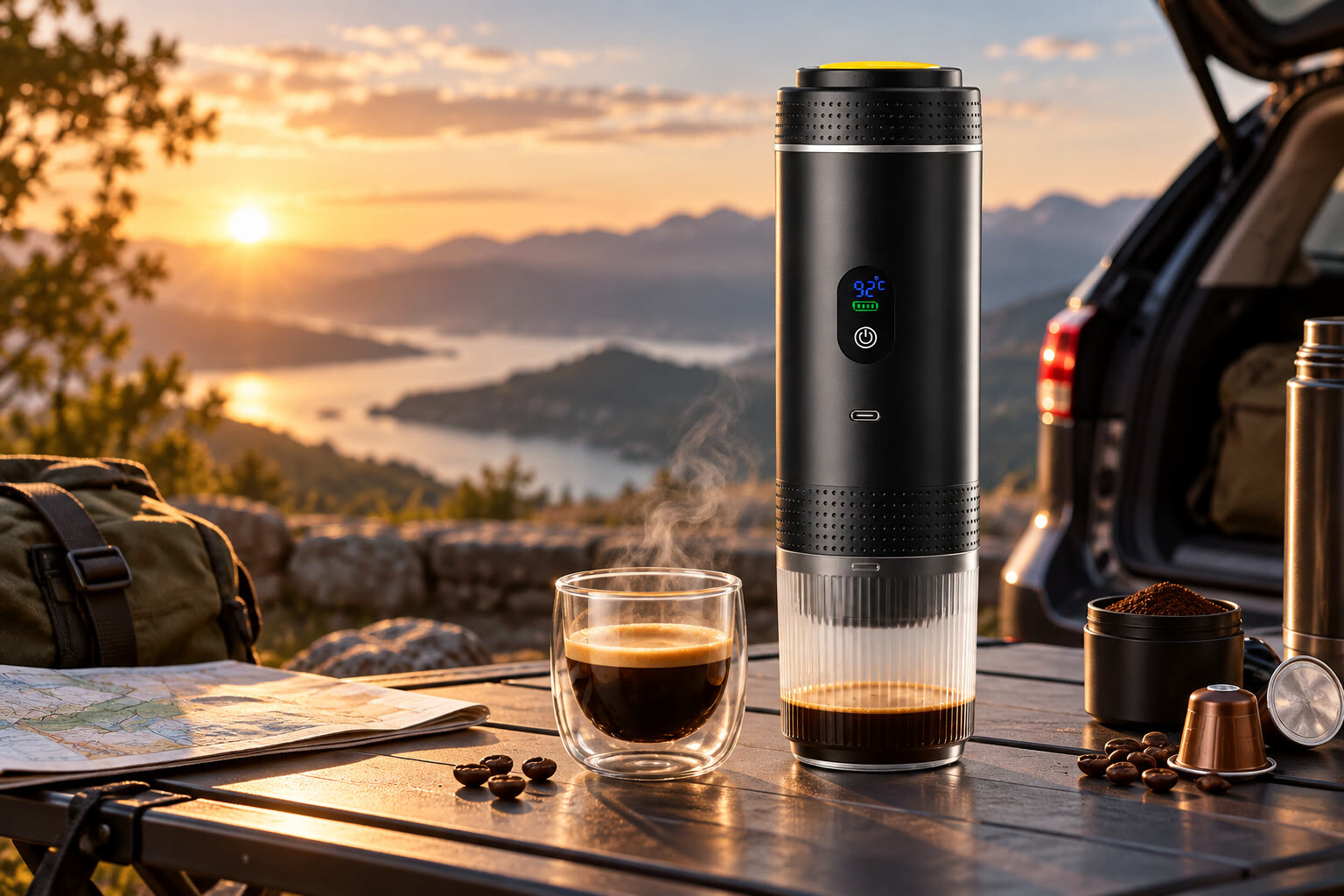 Cafetera espresso portátil