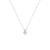 COLAR PRATA ELOS PORTUGUESES PONTO DE LUZ 3,5MM PONTO DE LUZ EM CIMA 2MM MOISSANITE 45CM