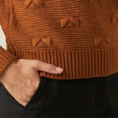 BLUSA TRICÔ CARAMELO na internet