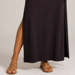 VESTIDO LONGUETE MARROM na internet