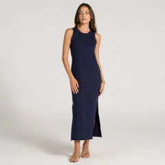 VESTIDO LONGUETE AZUL