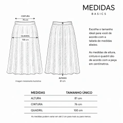 Saia Evasê em Tricot Com Forro